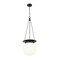 Z-Lite Calhoun Pendant, 1-Light, 13 In.W x 14.75 In.H, Matte black/white opal 7505P13-MB - alternate 6